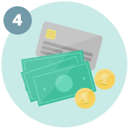 ขั้นตอนที่ 4 ชำระเงินค่าสินค้าและบริการ ขั้นตอนที่ 4